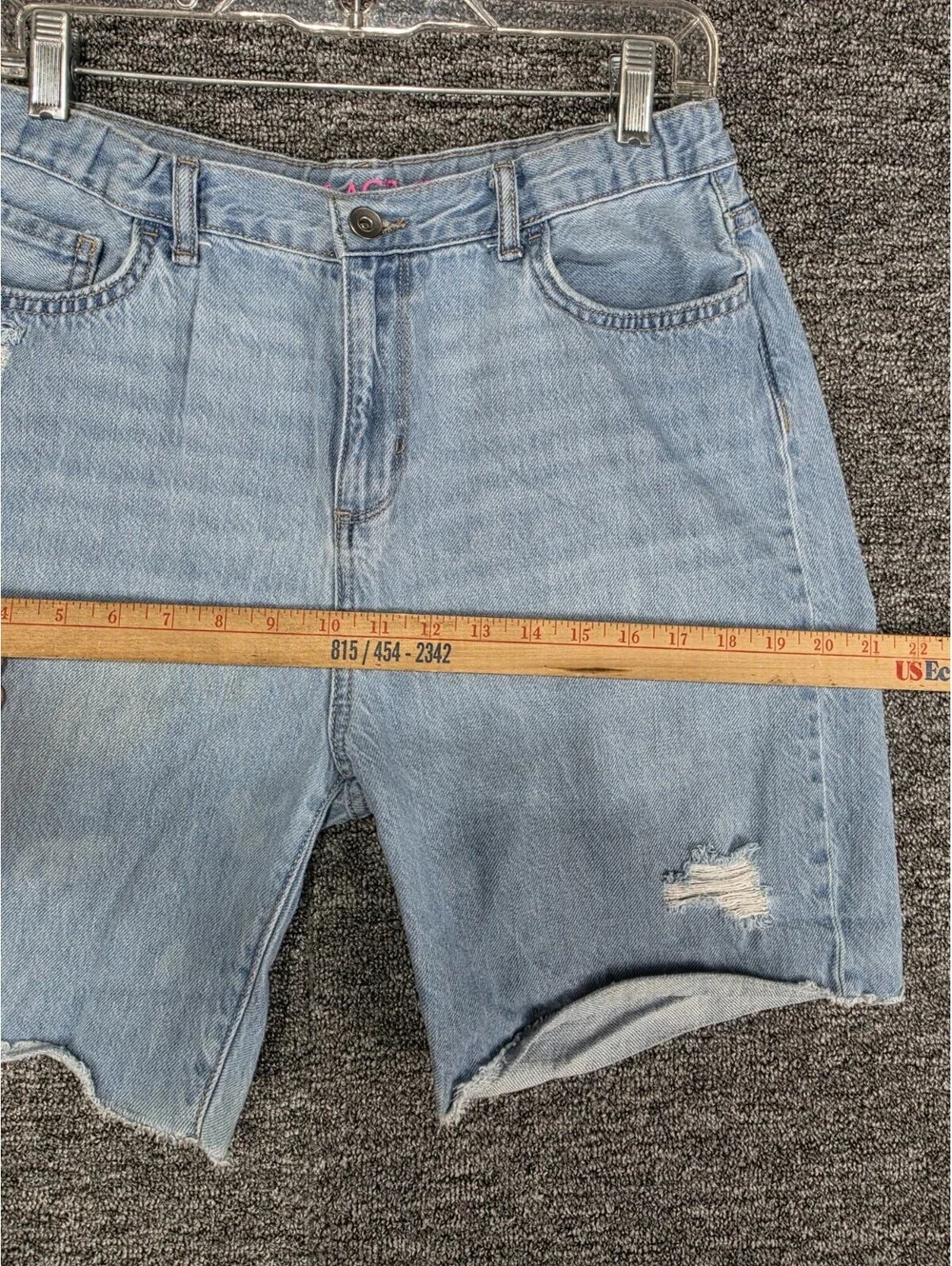 The Children's Place Girlfriend Copine Girls Denim Shorts 16 Plus Light